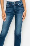 PLUS SIZE - HIGH RISE DOUBLE WAIST BAND JEANS- ONLINE ONLY