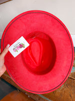 Girl Gang Red Cowgirl Hat