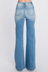 Delilah Distressed Flare Jeans