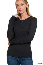 Taylor Long Sleeved Button Down Top-Multiple Colors
