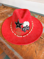 Girl Gang Red Cowgirl Hat