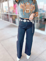 Midnight Downtown Rhinestone Jeans-FINAL SALE