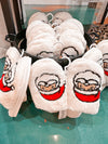 Santa Face Christmas Slippers-FINAL SALE