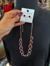 Gold Oval Rhinestones Choker Necklace- other colors