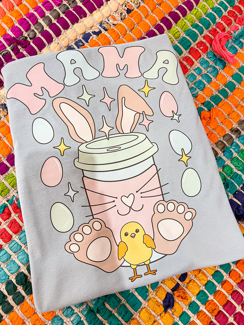 Mama Easter Drink Tee-FINAL SALE