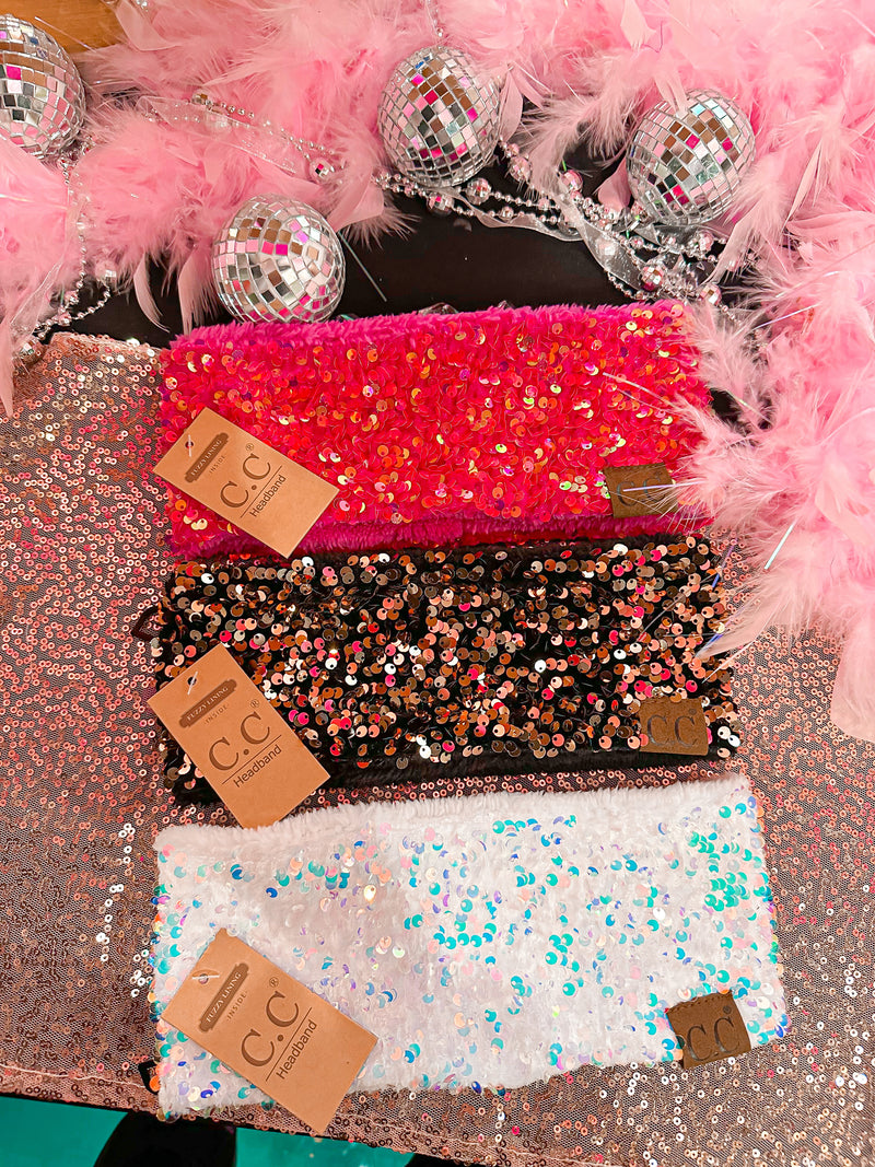 Sequin Headband - Multiple Colors