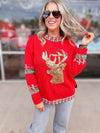 Sequin Rudolph Sweater-FINAL SALE