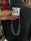 Gold Oval Rhinestones Choker Necklace- other colors
