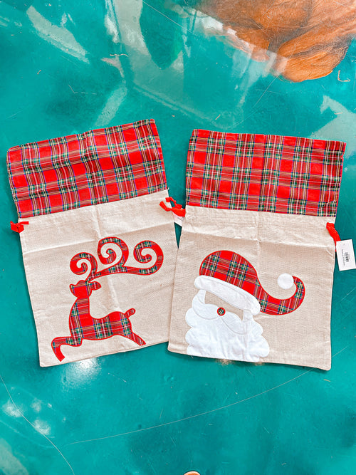 Santa Sack w/ Drawstring