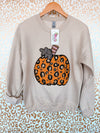 Leopard Pumpkin Patch Sweatshirt-FINAL SALE