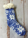 Snowflake Sherpa Lined Socks - 2 colors