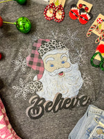 Believe Santa Sweatshirt-FINAL SALE