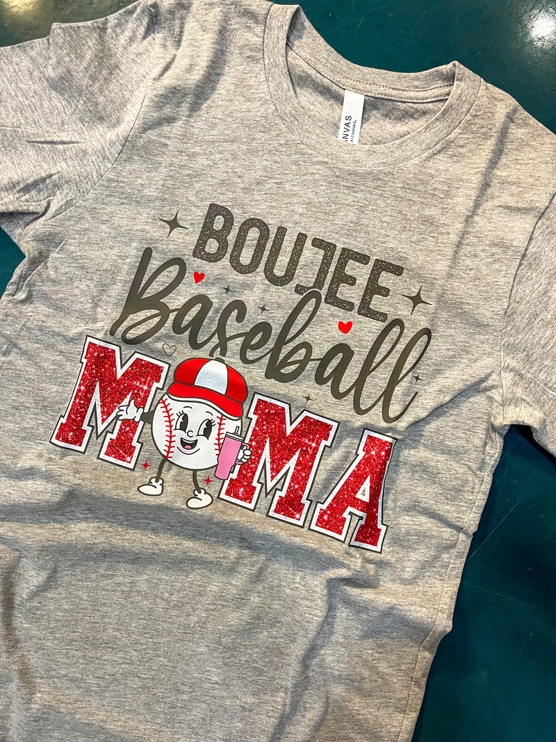 Boujee Baseball Mama Tee