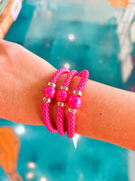 Metal Stretch Bracelet Set-Multiple Colors