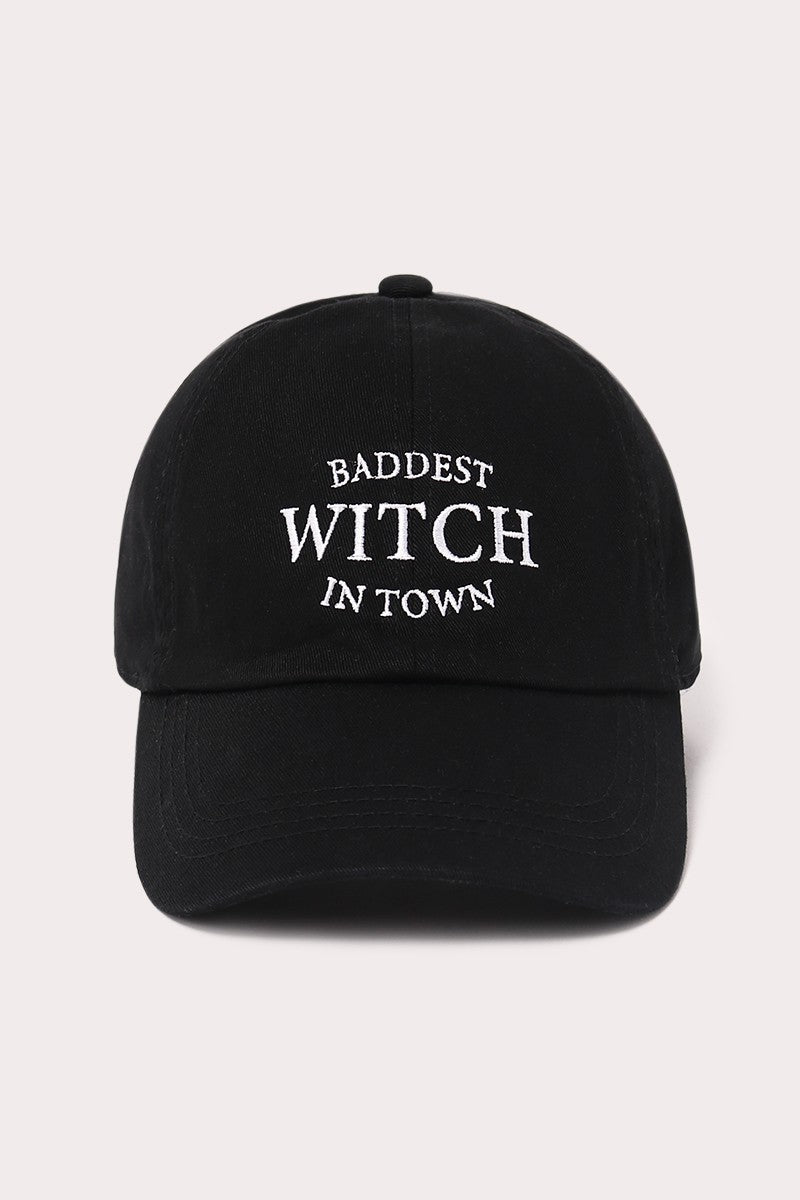 BADDEST WITCH IN TOWN BLACK CAP-FINAL SALE