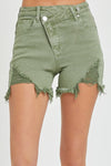 Jackie Olive Shorts-FINAL SALE