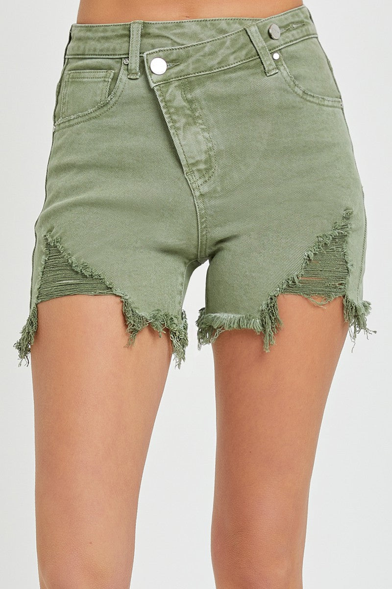 Jackie Olive Shorts