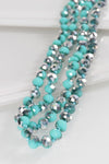 Long Beaded 60inch Necklace 8mm Beads-Multiple Colors