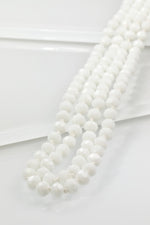 Long Beaded 60inch Necklace 8mm Beads-Multiple Colors