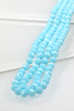 Long Beaded 60inch Necklace 8mm Beads-Multiple Colors