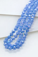 Long Beaded 60inch Necklace 8mm Beads-Multiple Colors