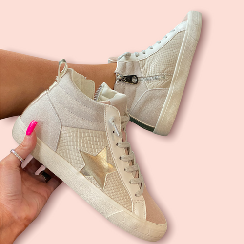 Axel High Tops-Vintage Havana-Blush/Taupe Mix-FINAL SALE