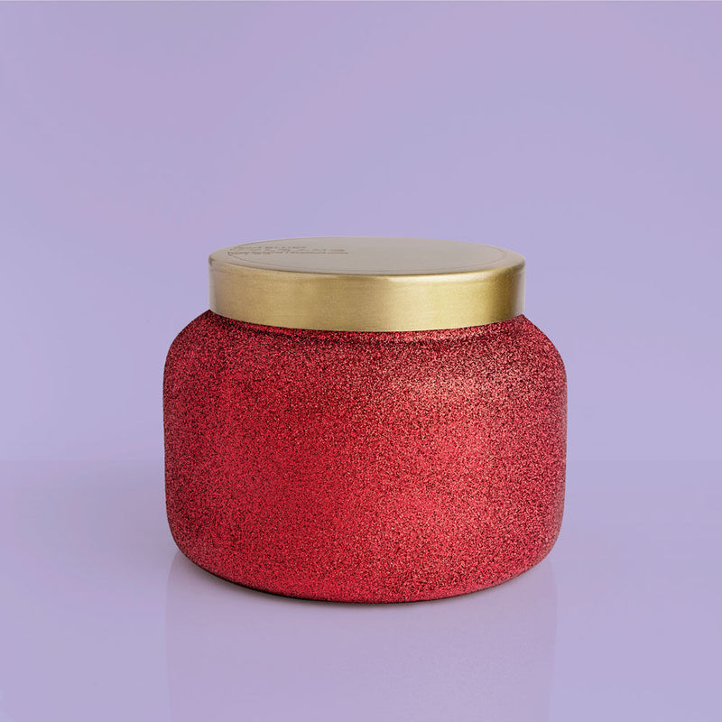 VOLCANO 48OZ JAR-RED GLITTER-CAPRI BLUE